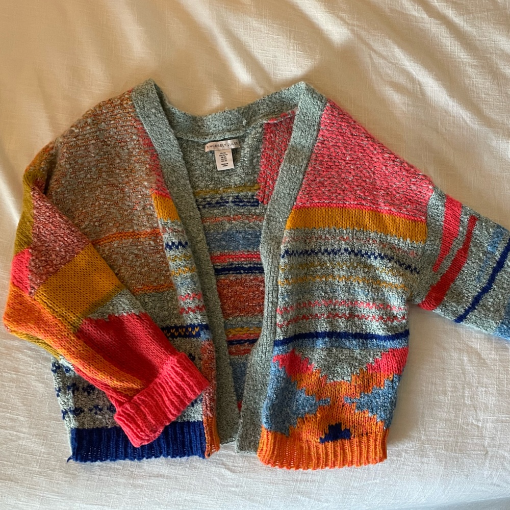Sincerely Jules colorful cardigan